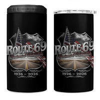 US Route 69 Centennial Celebration 4 in 1 Can Cooler Tumbler Highway Road 100 Years Anniversary American Flag