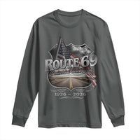 US Route 69 Centennial Celebration Long Sleeve Shirt Highway Road 100 Years Anniversary American Flag