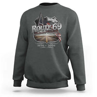 US Route 69 Centennial Celebration Sweatshirt Highway Road 100 Years Anniversary American Flag