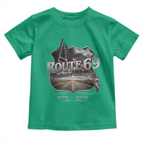 US Route 69 Centennial Celebration Toddler T Shirt Highway Road 100 Years Anniversary American Flag