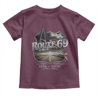 US Route 69 Centennial Celebration Toddler T Shirt Highway Road 100 Years Anniversary American Flag