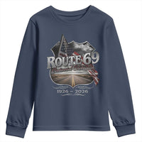 US Route 69 Centennial Celebration Youth Sweatshirt Highway Road 100 Years Anniversary American Flag