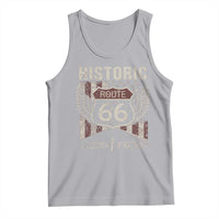 Historic Route Highway 66 Tank Top Vintage American Flag