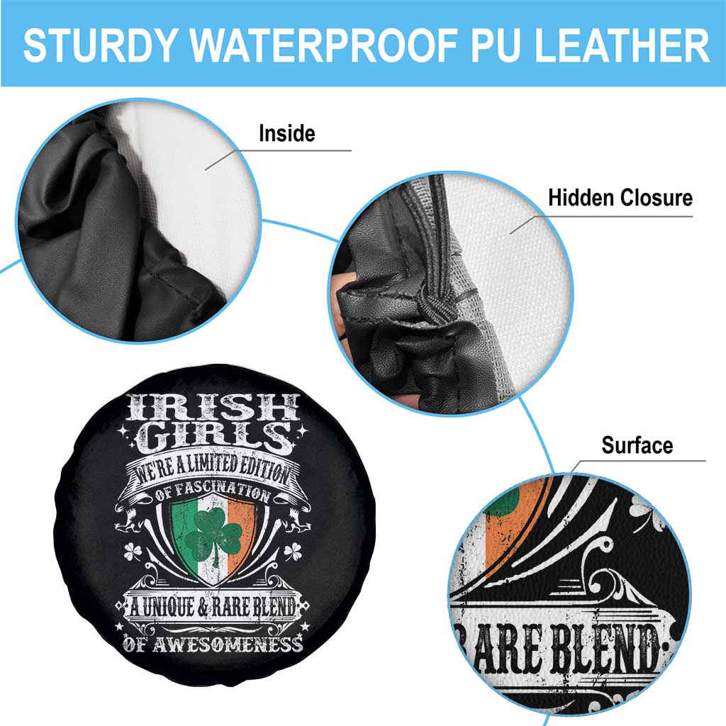Funny Irish Girls Spare Tire Cover We're A Limited Edition Of Fascination Irish Pride Shamrock