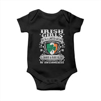 Funny Irish Girls Baby Onesie We're A Limited Edition Of Fascination Irish Pride Shamrock