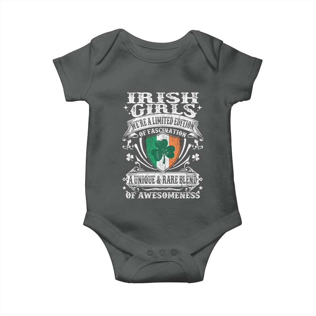 Funny Irish Girls Baby Onesie We're A Limited Edition Of Fascination Irish Pride Shamrock
