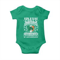 Funny Irish Girls Baby Onesie We're A Limited Edition Of Fascination Irish Pride Shamrock