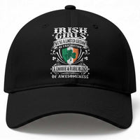 Funny Irish Girls Baseball Cap We're A Limited Edition Of Fascination Irish Pride Shamrock