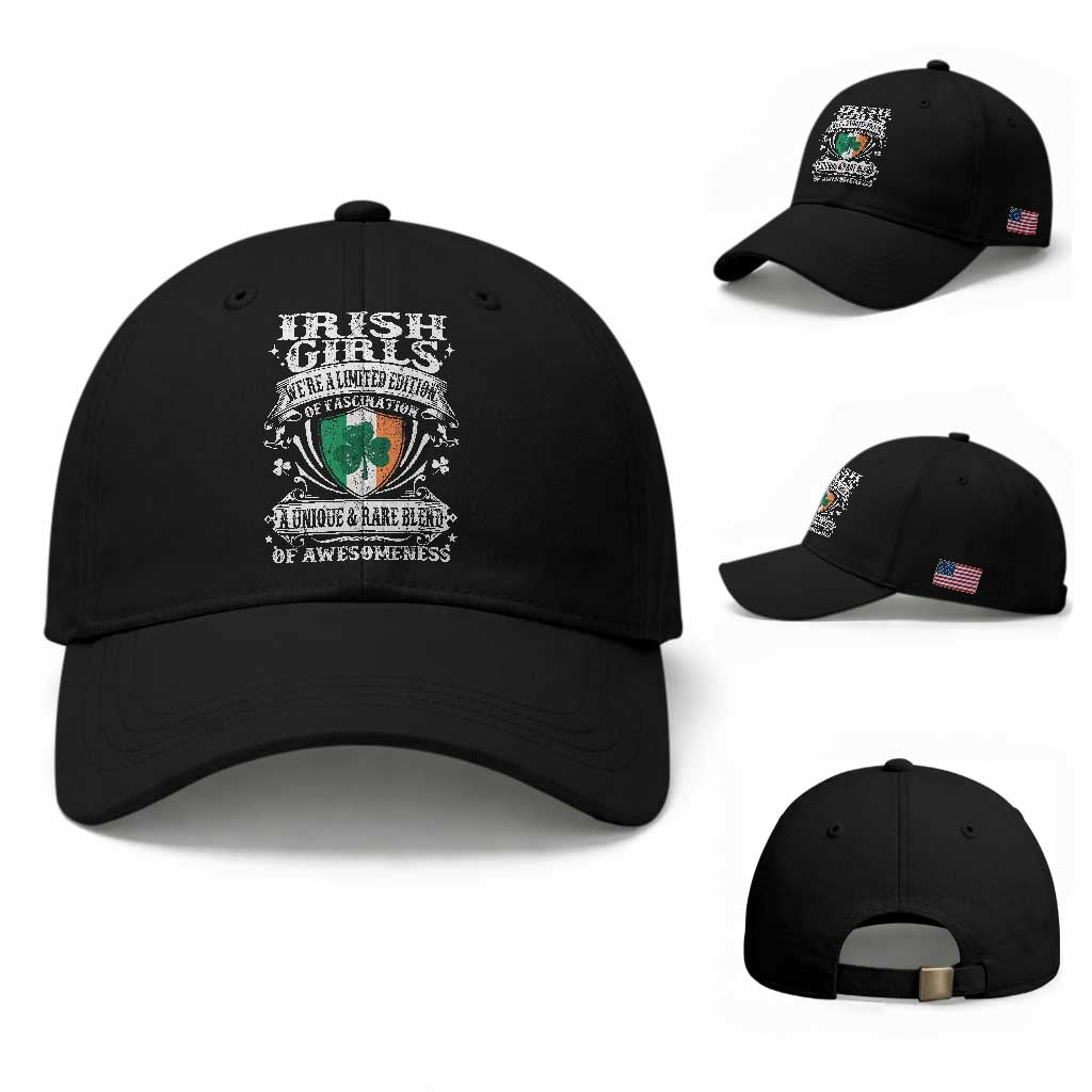 Funny Irish Girls Baseball Cap We're A Limited Edition Of Fascination Irish Pride Shamrock
