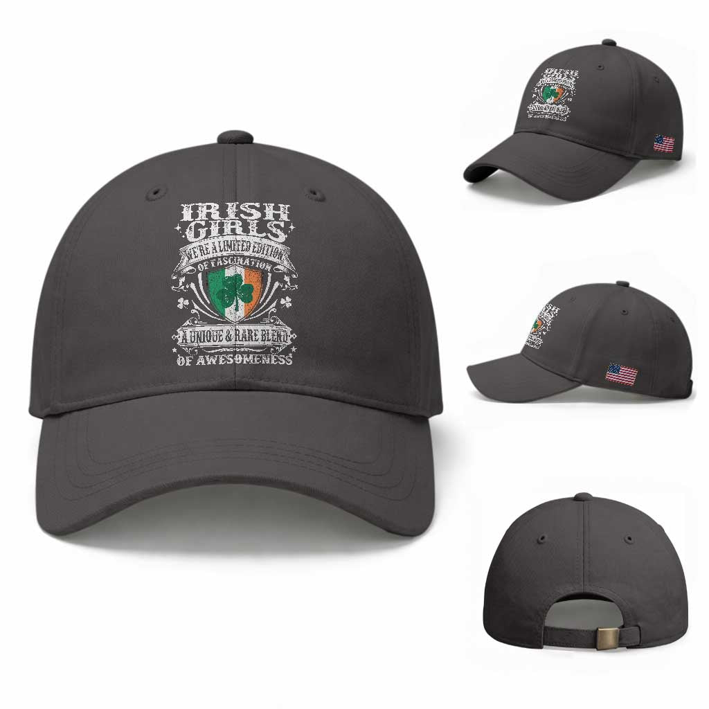 Funny Irish Girls Baseball Cap We're A Limited Edition Of Fascination Irish Pride Shamrock