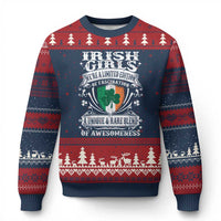 Funny Irish Girls Ugly Christmas Sweater We're A Limited Edition Of Fascination Irish Pride Shamrock - Wonder Print Shop