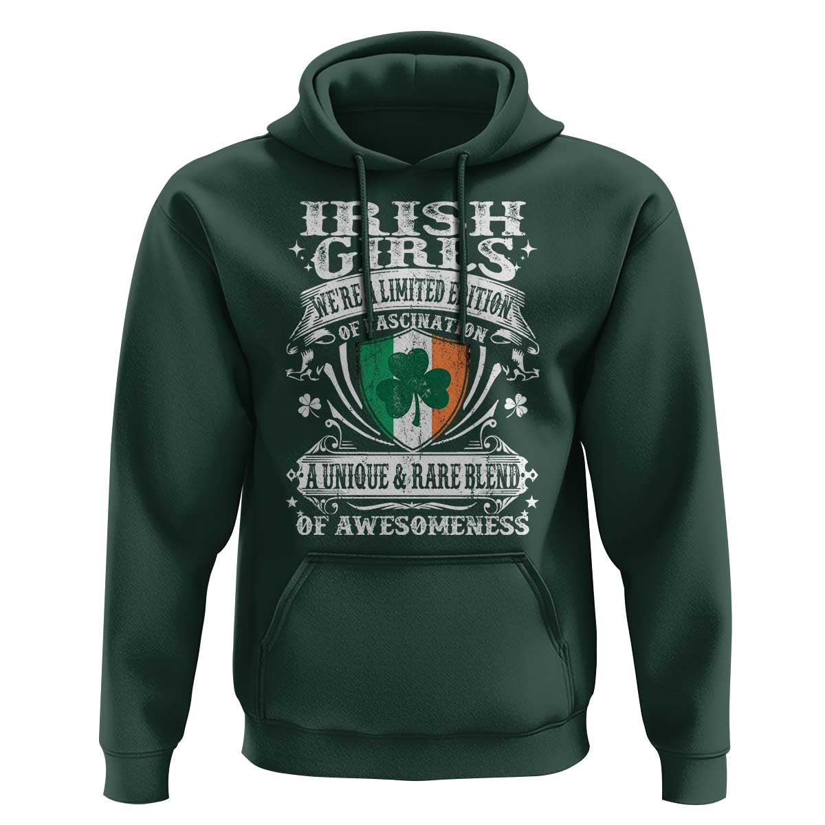 Funny Irish Girls Hoodie We're A Limited Edition Of Fascination Irish Pride Shamrock
