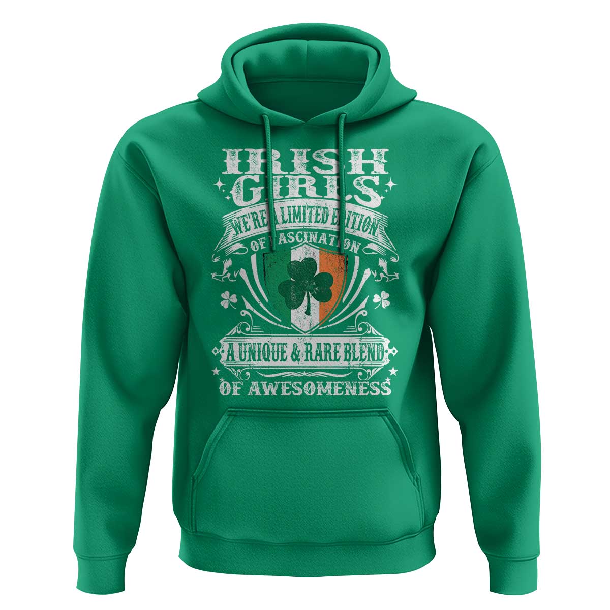 Funny Irish Girls Hoodie We're A Limited Edition Of Fascination Irish Pride Shamrock