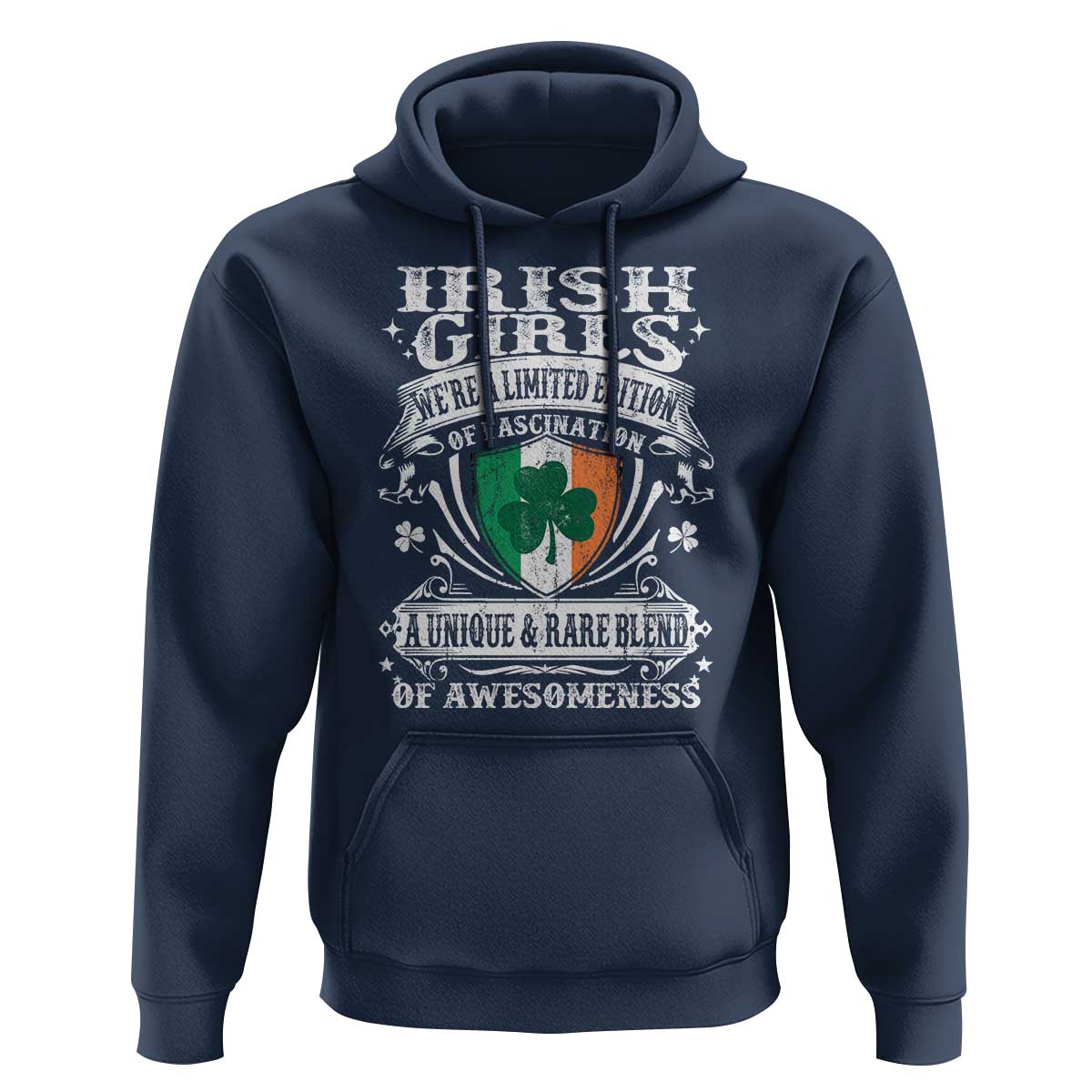 Funny Irish Girls Hoodie We're A Limited Edition Of Fascination Irish Pride Shamrock