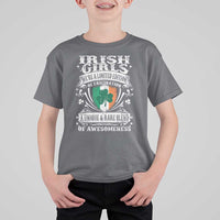 Funny Irish Girls T Shirt For Kid We're A Limited Edition Of Fascination Irish Pride Shamrock