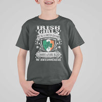 Funny Irish Girls T Shirt For Kid We're A Limited Edition Of Fascination Irish Pride Shamrock