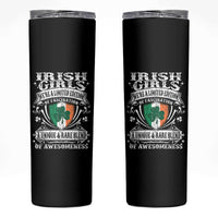 Funny Irish Girls Skinny Tumbler We're A Limited Edition Of Fascination Irish Pride Shamrock