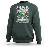 Funny Irish Girls Sweatshirt We're A Limited Edition Of Fascination Irish Pride Shamrock