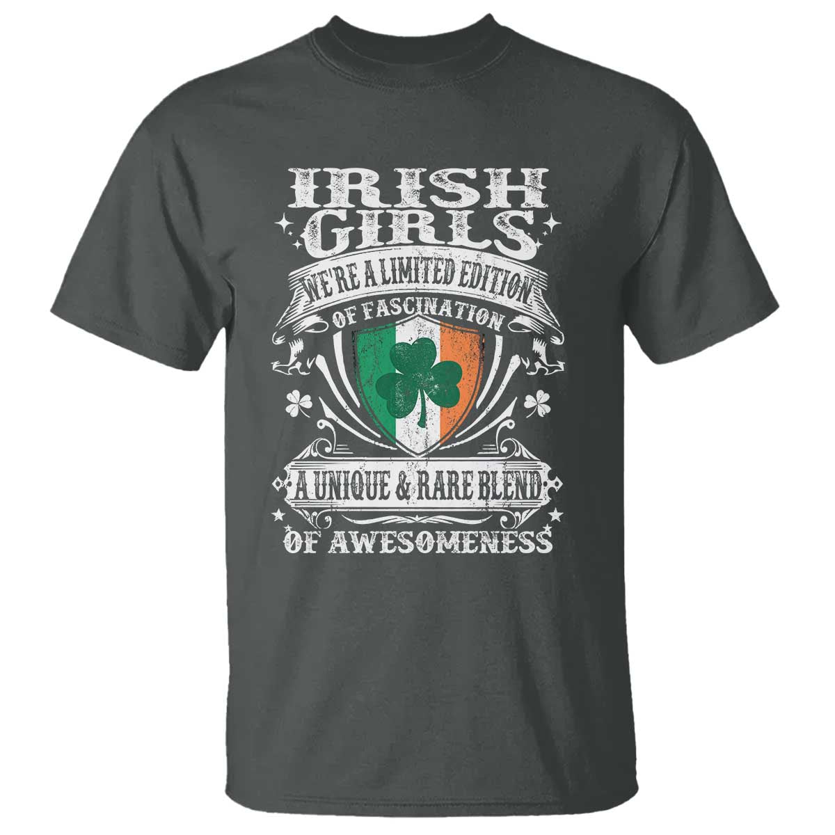 Funny Irish Girls T Shirt We're A Limited Edition Of Fascination Irish Pride Shamrock