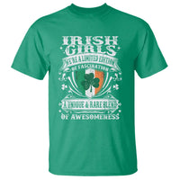 Funny Irish Girls T Shirt We're A Limited Edition Of Fascination Irish Pride Shamrock