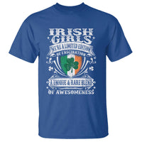 Funny Irish Girls T Shirt We're A Limited Edition Of Fascination Irish Pride Shamrock