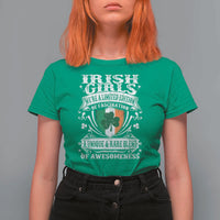 Funny Irish Girls T Shirt For Women We're A Limited Edition Of Fascination Irish Pride Shamrock