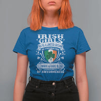 Funny Irish Girls T Shirt For Women We're A Limited Edition Of Fascination Irish Pride Shamrock