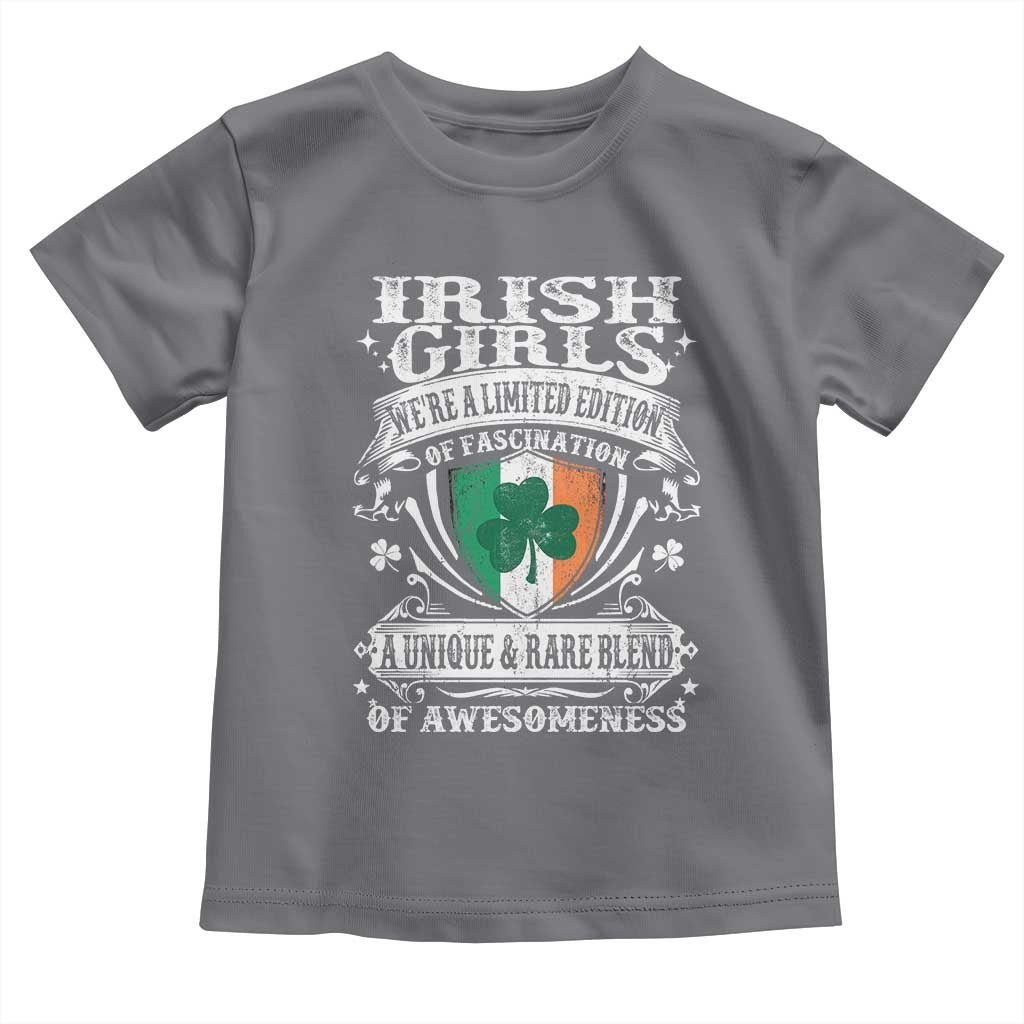 Funny Irish Girls Toddler T Shirt We're A Limited Edition Of Fascination Irish Pride Shamrock