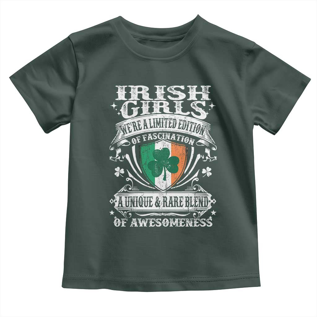 Funny Irish Girls Toddler T Shirt We're A Limited Edition Of Fascination Irish Pride Shamrock