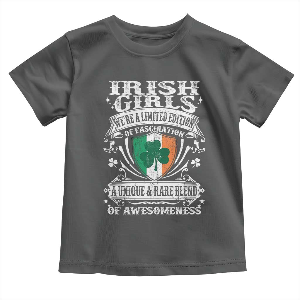 Funny Irish Girls Toddler T Shirt We're A Limited Edition Of Fascination Irish Pride Shamrock