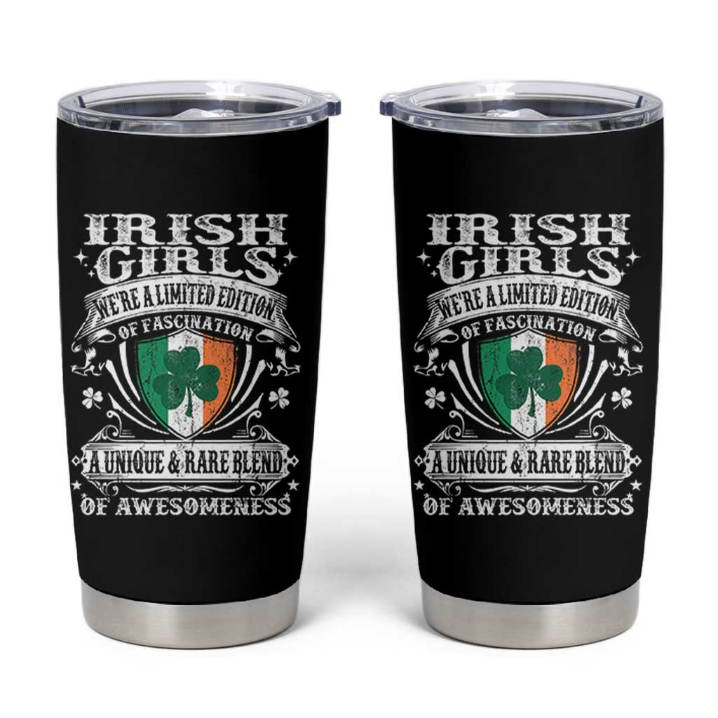 Funny Irish Girls Tumbler Cup We're A Limited Edition Of Fascination Irish Pride Shamrock