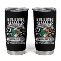 Funny Irish Girls Tumbler Cup We're A Limited Edition Of Fascination Irish Pride Shamrock
