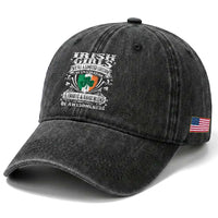 Funny Irish Girls Washed Cotton Baseball Cap We're A Limited Edition Of Fascination Irish Pride Shamrock