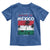 Golfo De Mexico EST 1550 Toddler T Shirt Vintage Mexican Flag Palm Tree