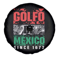 Gulf Of Mexico El Golfo De México Spare Tire Cover Beach Palm Tree