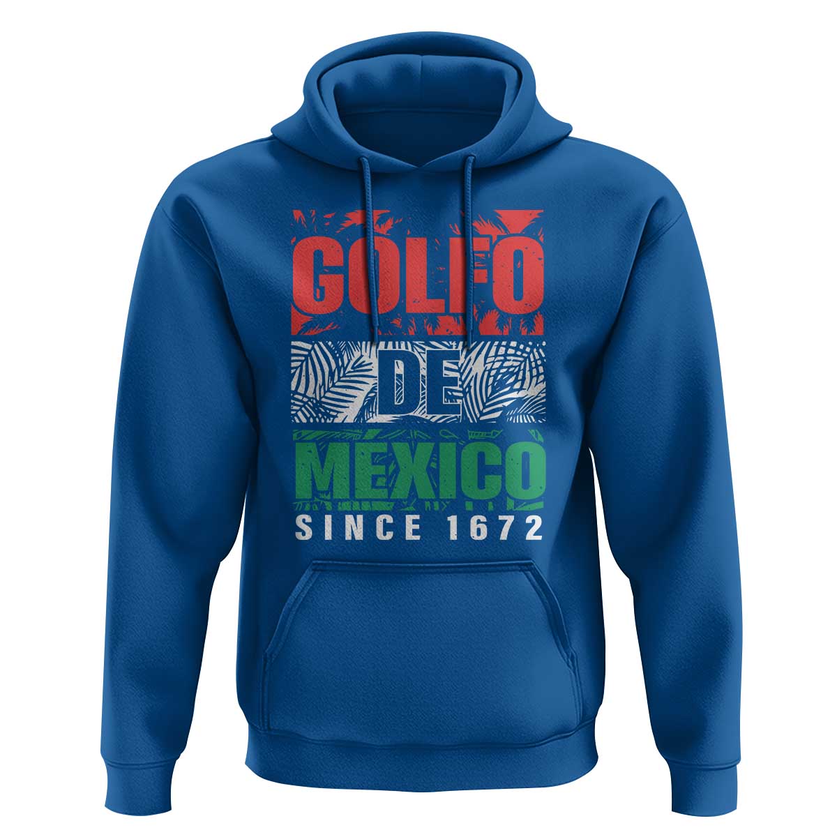 Gulf Of Mexico El Golfo De México Hoodie Beach Palm Tree