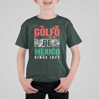 Gulf Of Mexico El Golfo De México T Shirt For Kid Beach Palm Tree