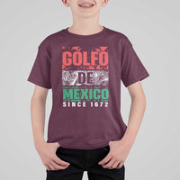 Gulf Of Mexico El Golfo De México T Shirt For Kid Beach Palm Tree
