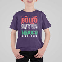 Gulf Of Mexico El Golfo De México T Shirt For Kid Beach Palm Tree