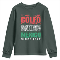 Gulf Of Mexico El Golfo De México Youth Sweatshirt Beach Palm Tree