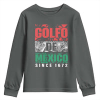 Gulf Of Mexico El Golfo De México Youth Sweatshirt Beach Palm Tree