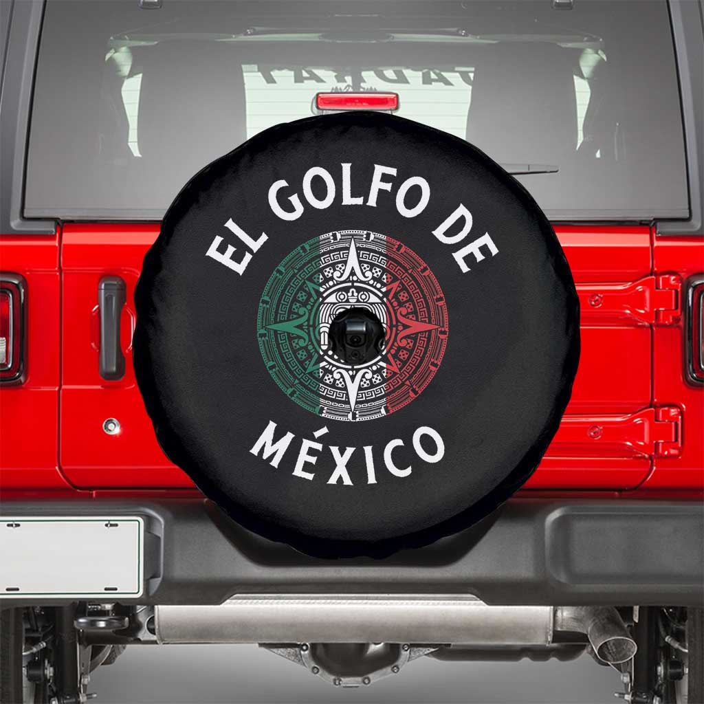 Gulf Of Mexico El Golfo De México Aztec Sun Spare Tire Cover