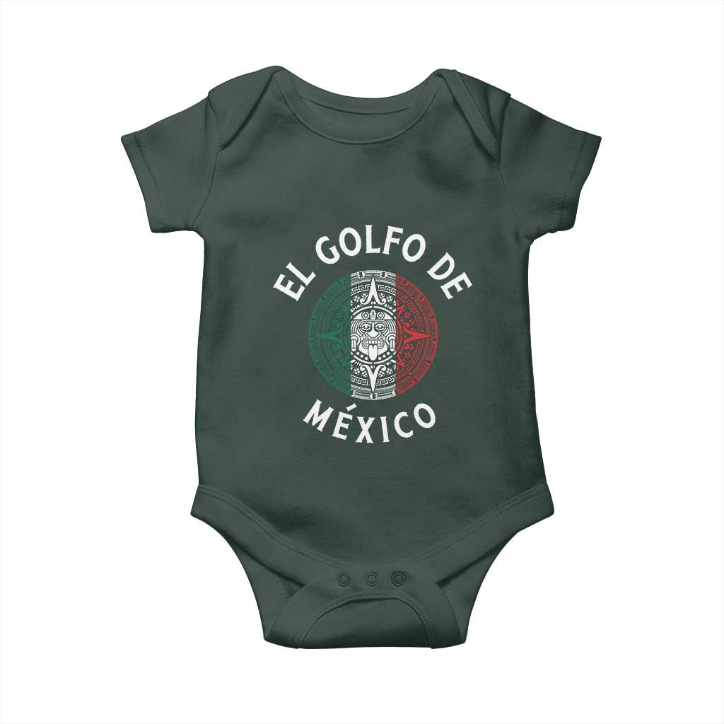 Gulf Of Mexico El Golfo De México Aztec Sun Baby Onesie