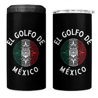 Gulf Of Mexico El Golfo De México Aztec Sun 4 in 1 Can Cooler Tumbler