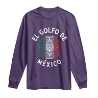Gulf Of Mexico El Golfo De México Aztec Sun Long Sleeve Shirt