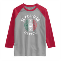 Gulf Of Mexico El Golfo De México Aztec Sun Raglan Shirt