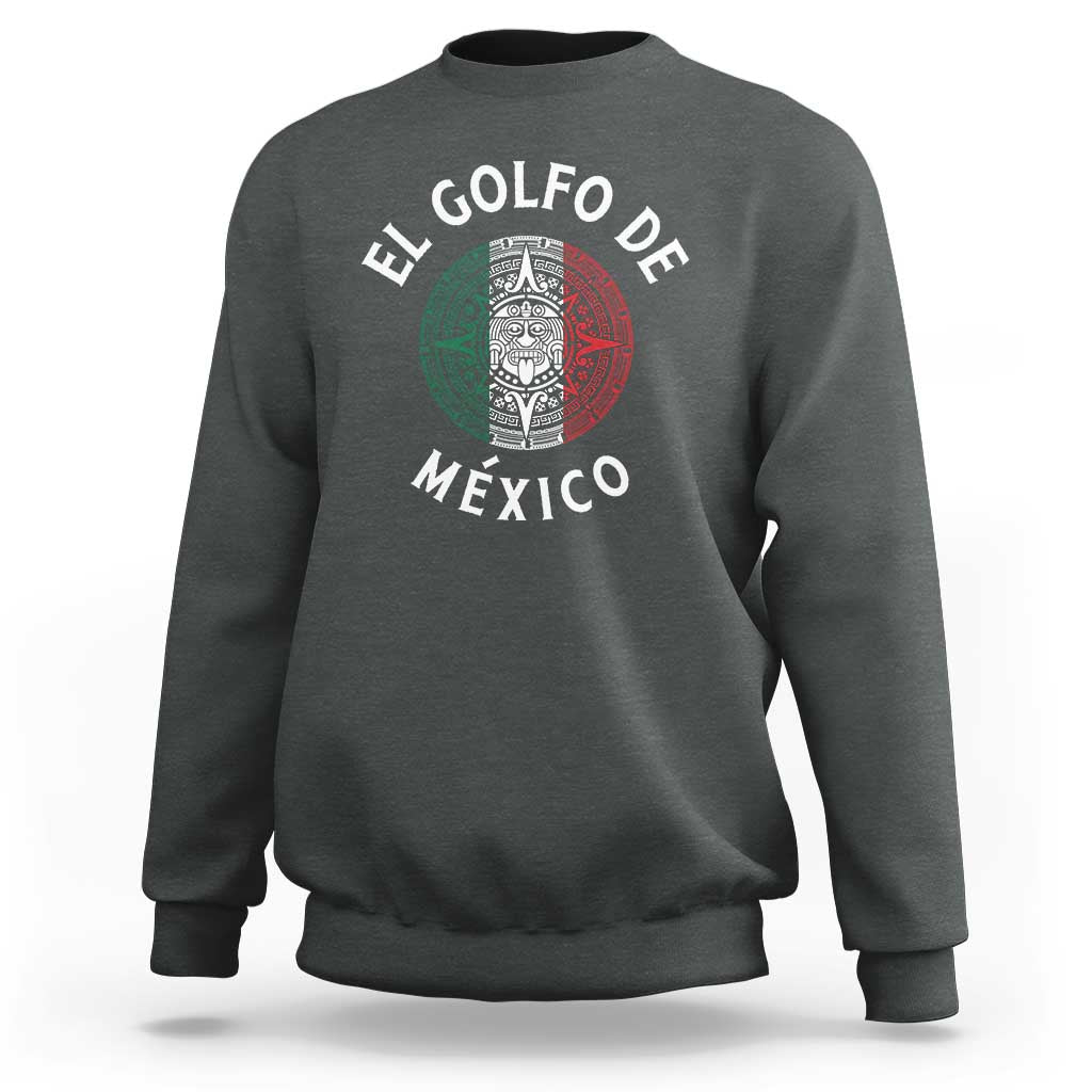 Gulf Of Mexico El Golfo De México Aztec Sun Sweatshirt
