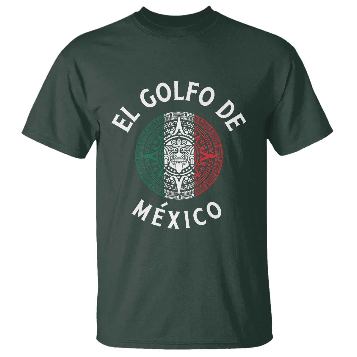 Gulf Of Mexico El Golfo De México Aztec Sun T Shirt