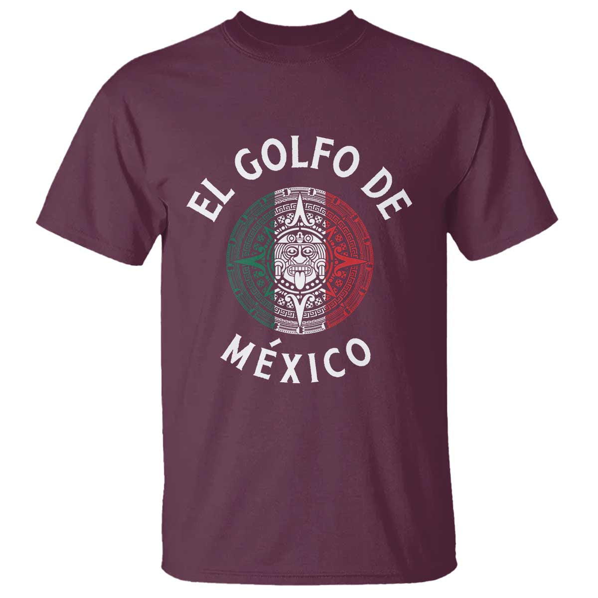 Gulf Of Mexico El Golfo De México Aztec Sun T Shirt