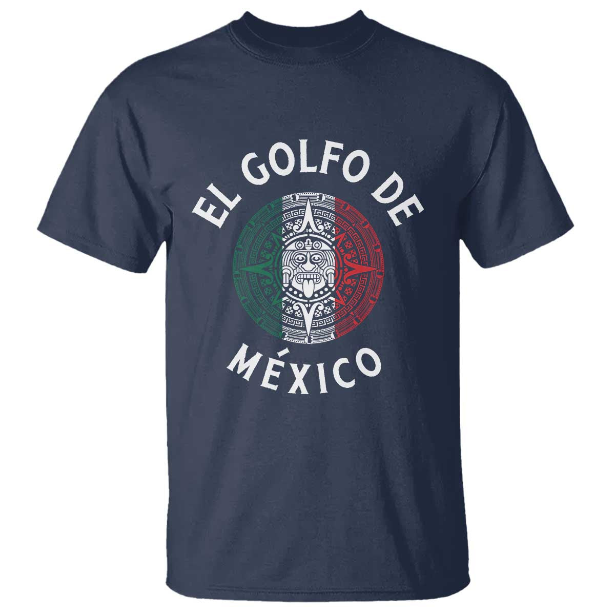Gulf Of Mexico El Golfo De México Aztec Sun T Shirt